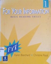 For your information basic reading skills 1