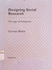 Image of Designing social research : the logic of anticipation