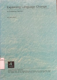 Explaning language change : an evolutionary approach