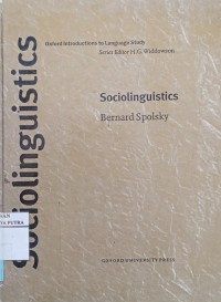 Sociolinguistics