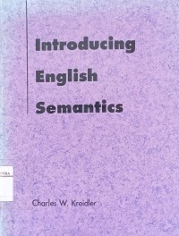 Introducing english semantics