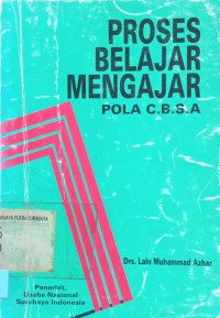 Proses belajar mengajar pada C.B.S.A