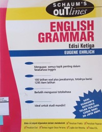 English grammar : seri schaums out lines