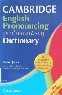 Cambridge english pronouncing dictionarty