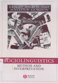 Image of Sociolinguistics : method and interpretation