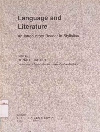 Language and literature : an introductory reader in stylistics