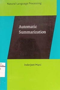 Image of Automatic sumarizations : natural language processing