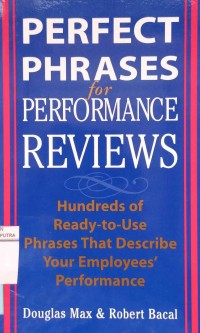 Perfect phrases for performance reviews