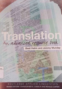 Translation : an advanced resource book