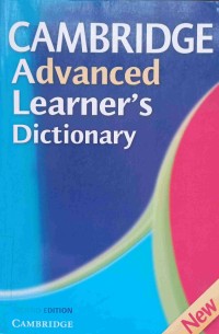 Cambridge advanced learner's dictionary