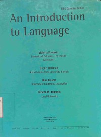 An introduction to language third canadian ed.