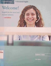 Welcome : english for the travel and tourism industry ed. 2