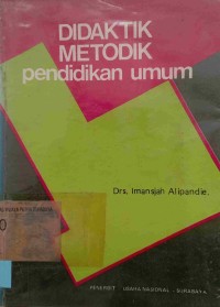 Didaktik metodik pendidikan umum