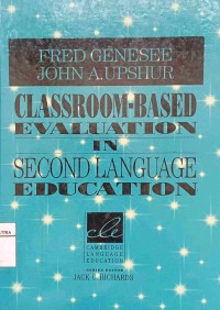 Classroom-based evaluation in second language education