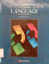 Image of The cambridge encylopedia of language