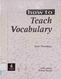 How to teach vocabulary