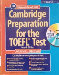 Internet-Based Test : Cambridge Preparation For The TOEFL Test (14th Ed)