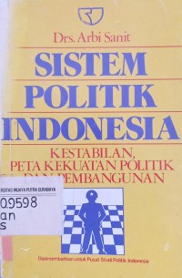 Sistem politik Indonesia : kestabilan, peta kekuatan politik dan pembangunan