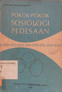 Pokok-pokok sosiologi pedesaan