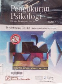 Image of Pengukuran Psikologi : Prinsip, Penerapan, dan Isu (7nd Ed)