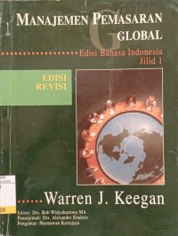 Manajemen Pemasaran Global Jil.1 Ed.Rev