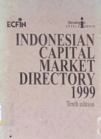 Indonesian Capital Market Directory 1999 Ed.10