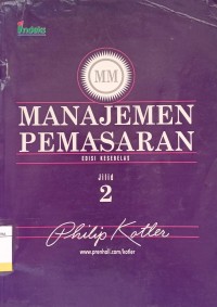 Manajemen Pemasaran Ed.11 Jil.2