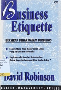 Business Etiquette : Bersikap Benar Dalam Berbisnis