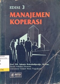 Manajemen Koperasi Ed.3