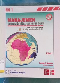 Manajemen : Kepemimpinan dan Kolaborasi Dalam Dunia Yang Kompetitif Ed.7 Buku.1