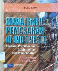 Manajemen Pemasaran di Indonesia Buku.1