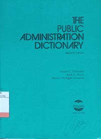 The Public Administration Dictionary Ed.2