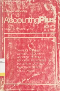 Accounting Plus PC Owner's Manual