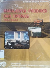 Manajemen Produksi dan Operasi Ed.Revisi