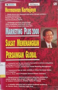 Marketing Plus 2000 Siasat Memenangkan Persaingan Global