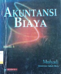 Akuntansi Biaya Ed.5