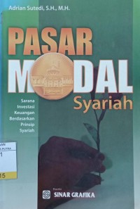 Pasar Modal Syariah : Sarana Investasi Keuangan Berdasarkan Prinsip Syariah