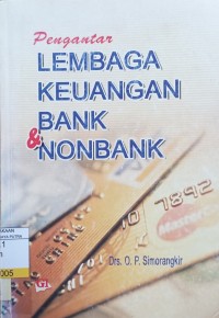 Pengantar Lembaga Keuangan Bank dan Nonbank