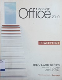 Image of Microsoft PowerPoint 2010 : A Case Approach