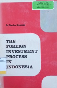 The Foreign Investment Process In Indonesia