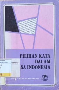 Pilihan Kata Dalam Bahasa Indonesia